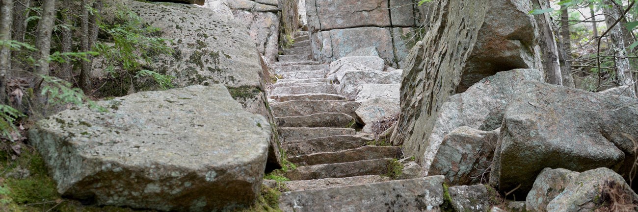 Steep Steps on the Stone Mountain Loop