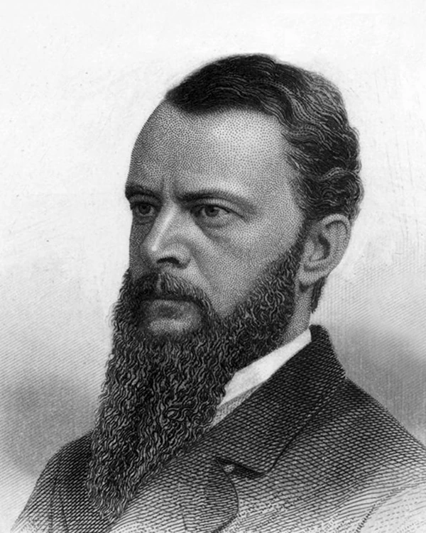 Edward A. Pollard, man with a long pointed beard