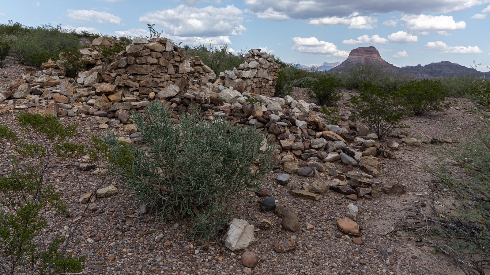 Stone ruins of La Coyota