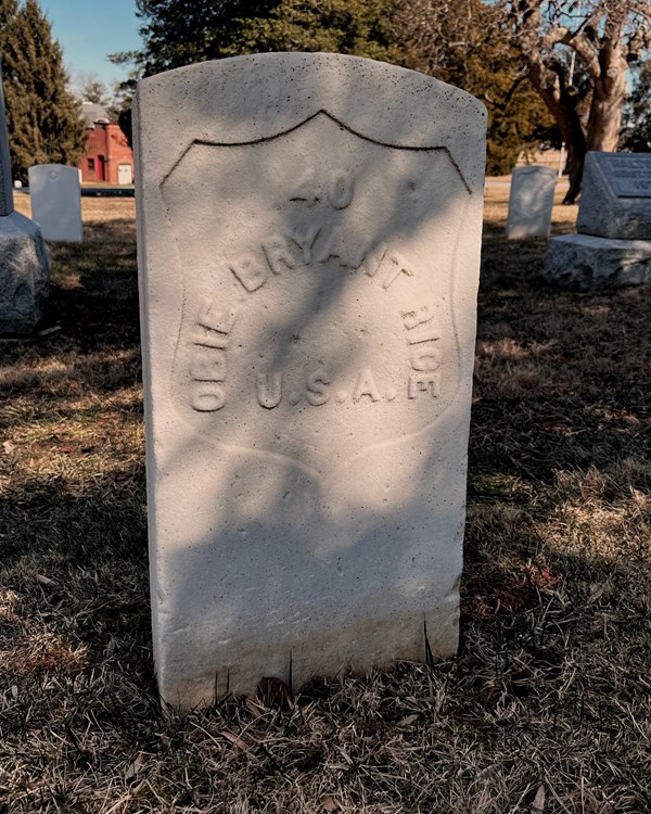 Gravesite of Obie B. Rice Gettysburg National Cemetery