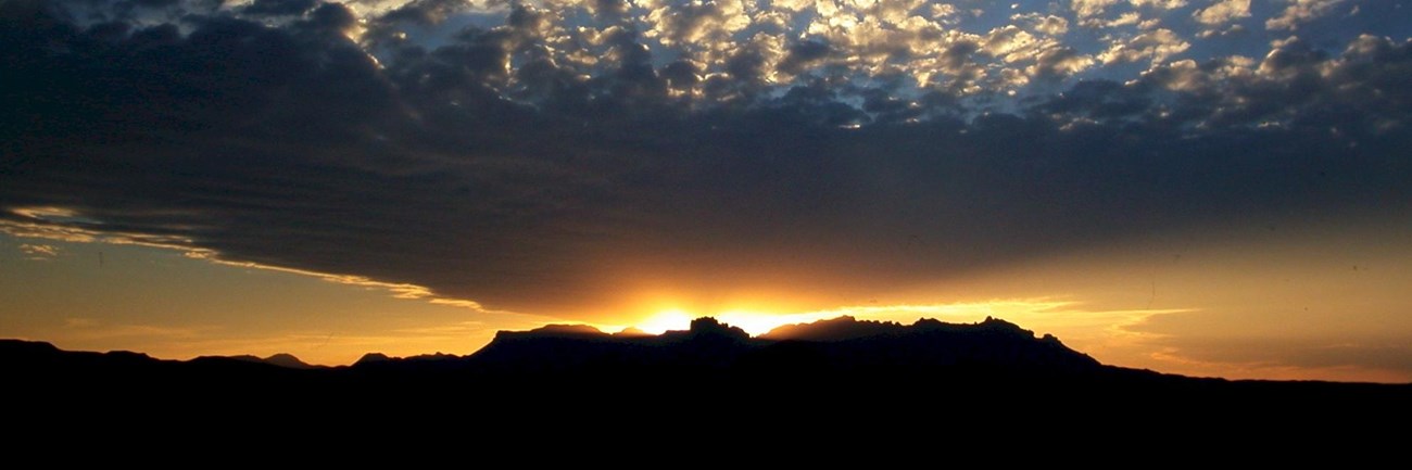 Chisos Mountains Sunset