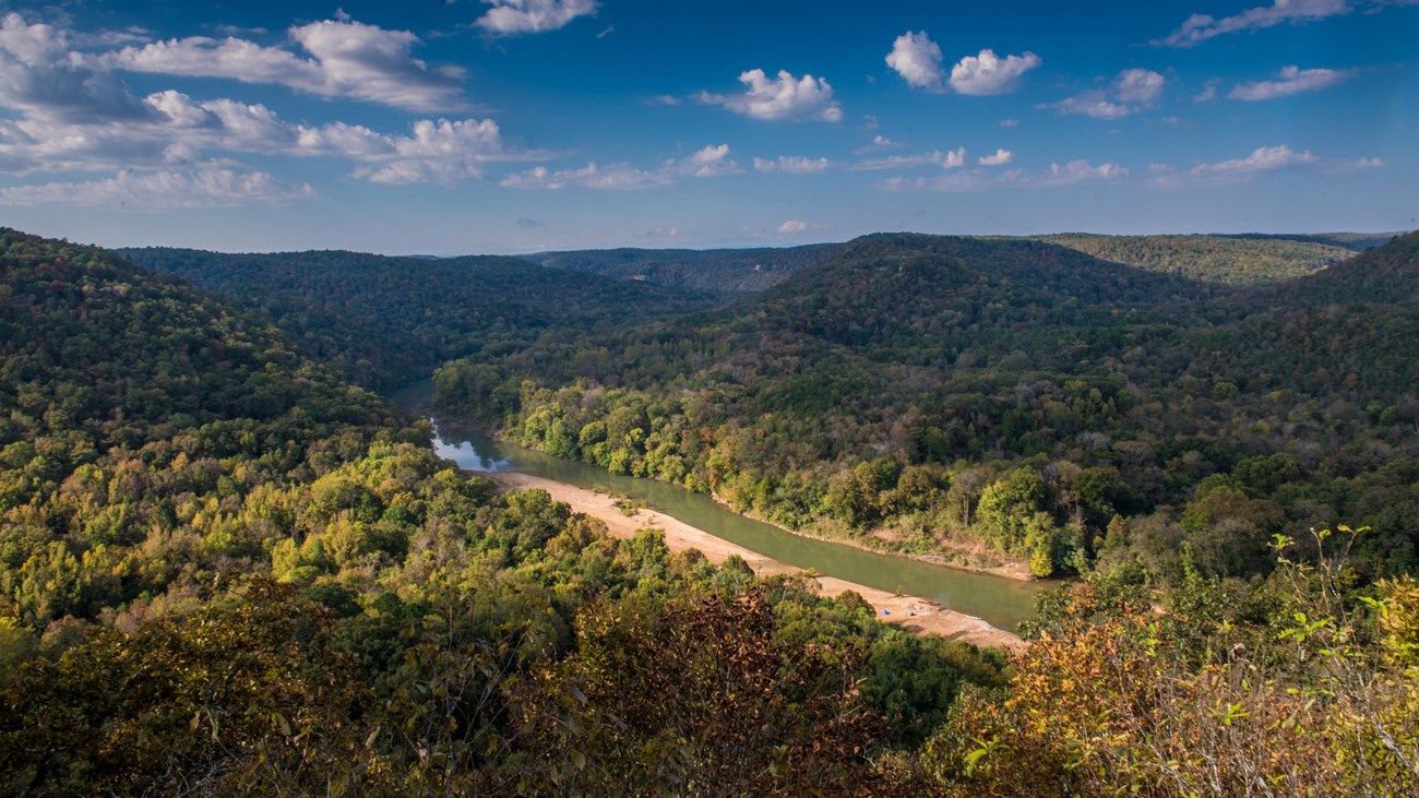 View of the Buffalo River from the BRT