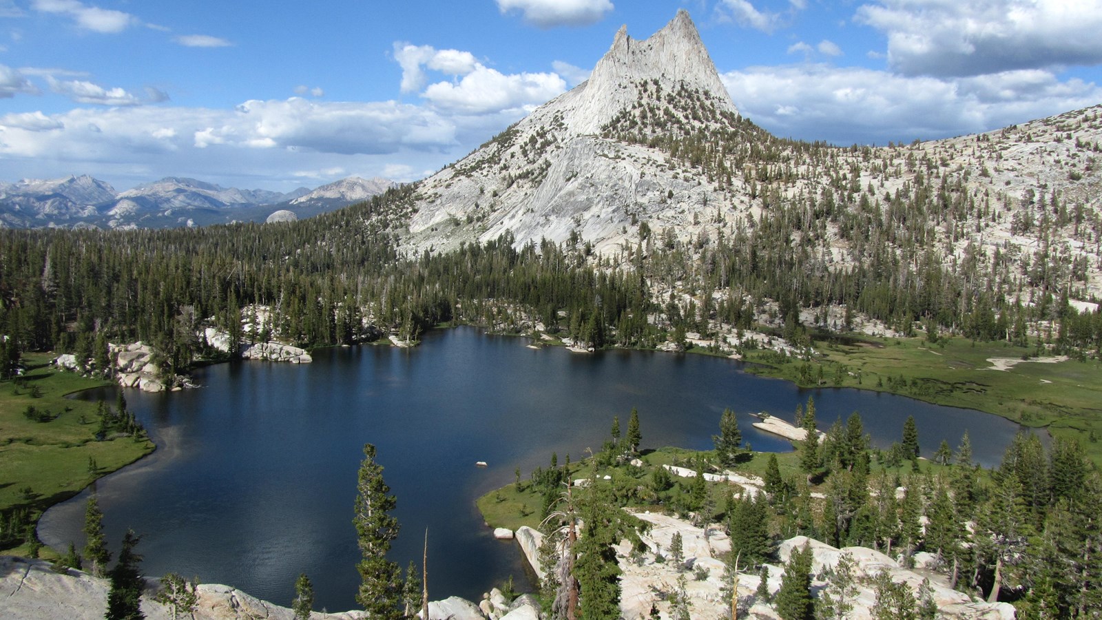 Image of lake from a higher vantage point