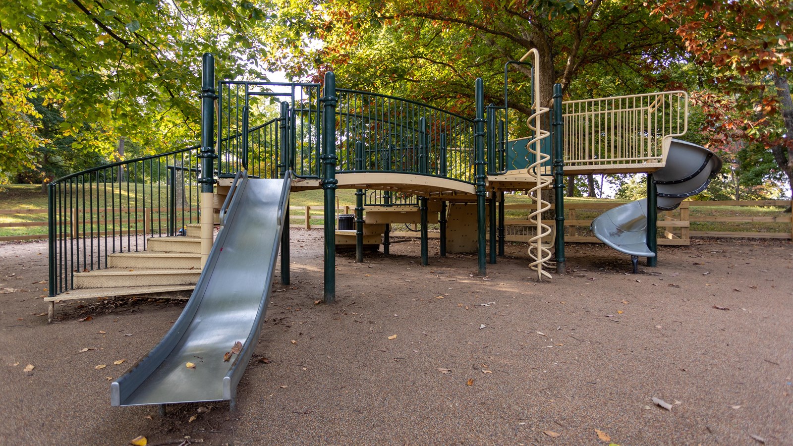 A large children\'s playground