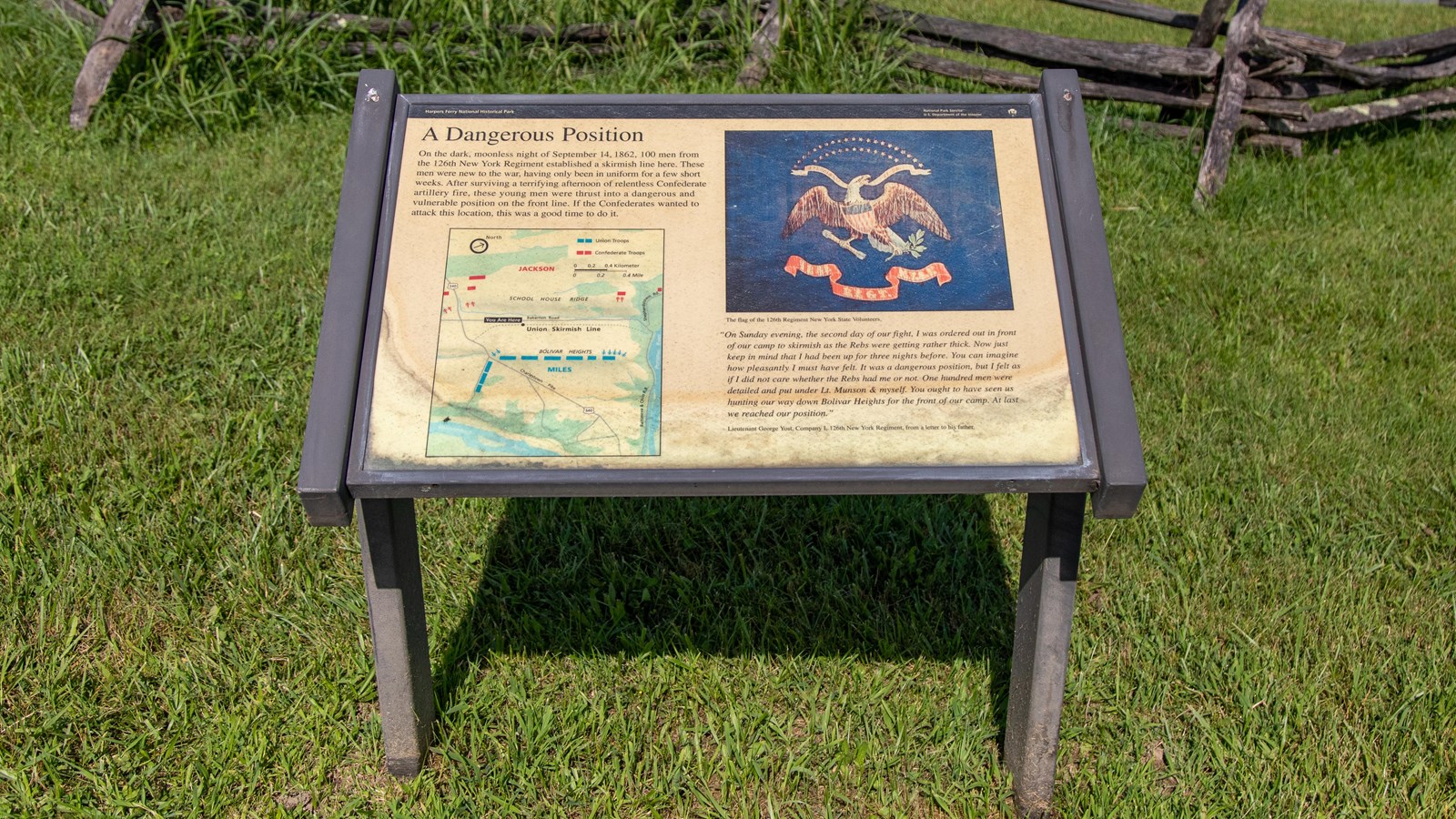 Wayside exhibit titled 