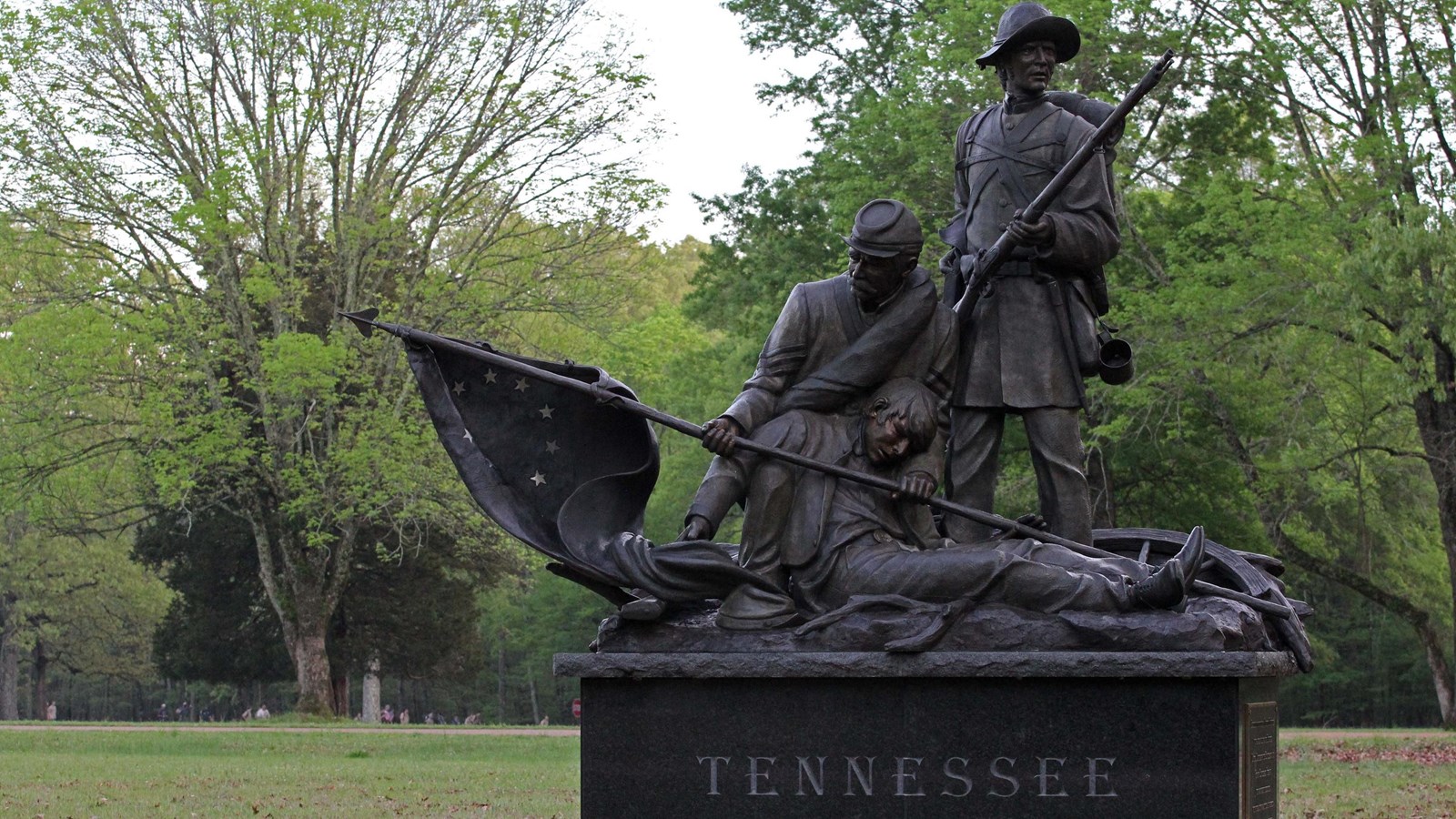 The Tennessee monument in Woolf Field
