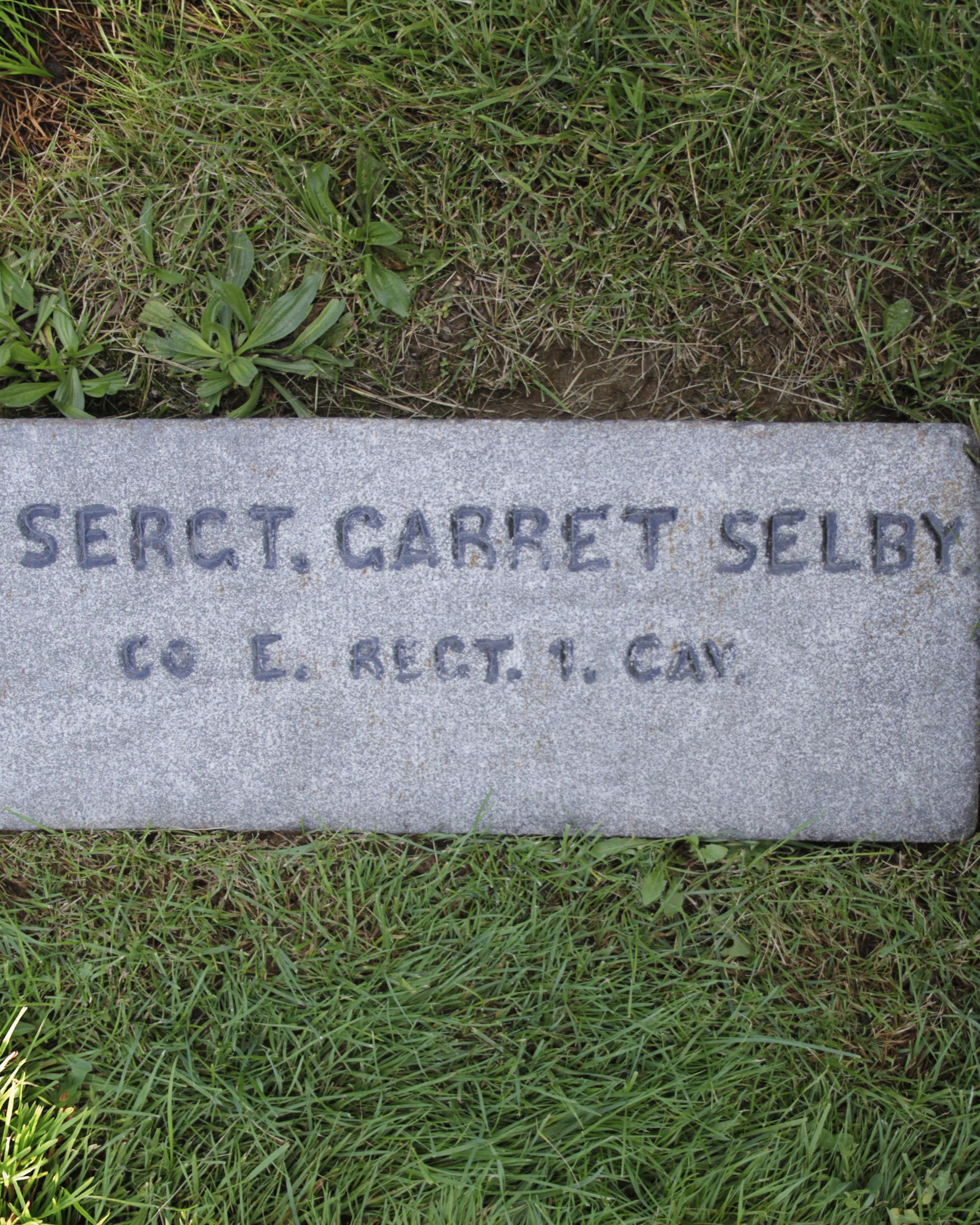 Gravestone of Garret Selby
