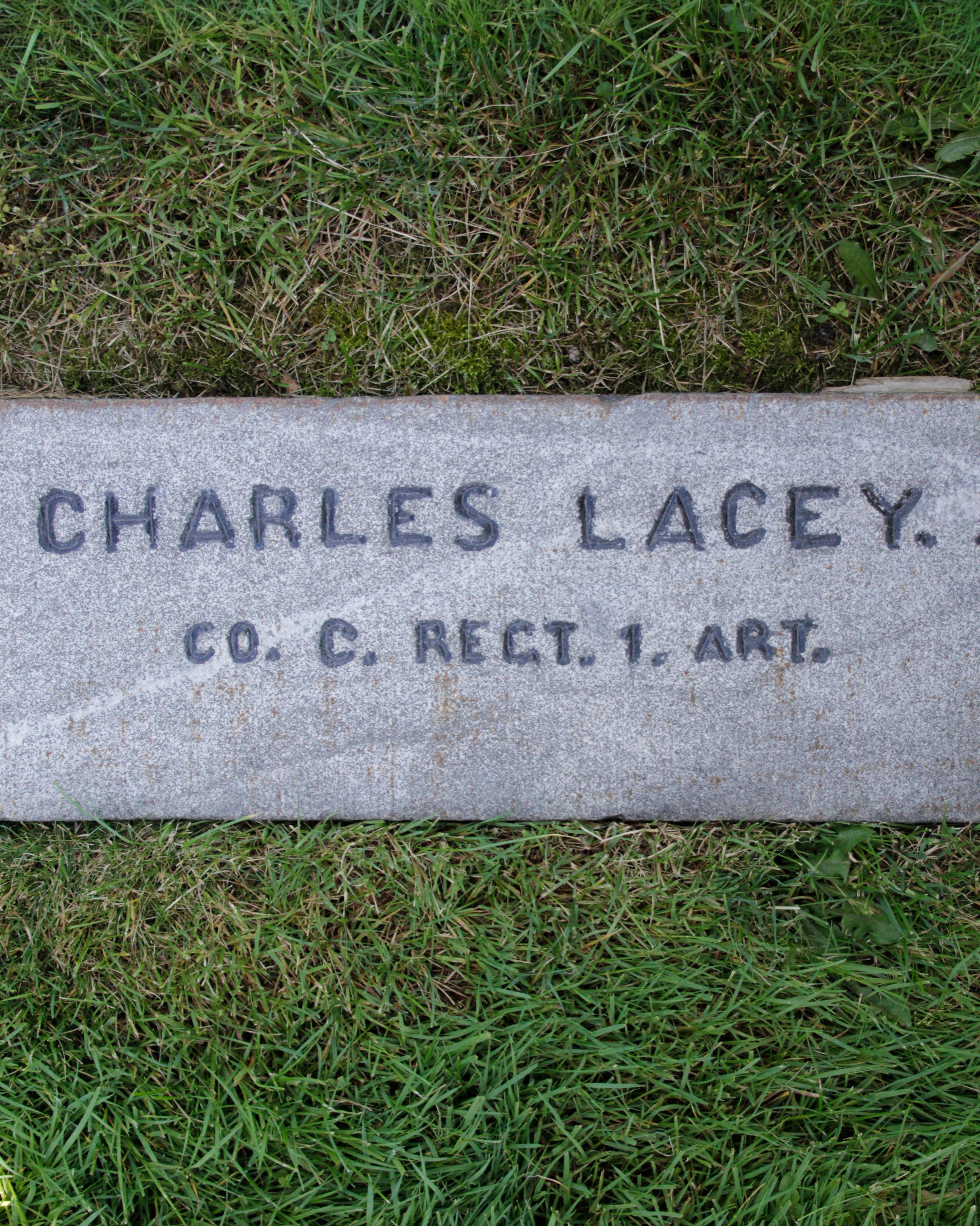 Gravestone of Charles Lacey