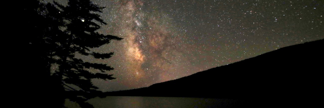 Milky Way over Jordan Pond
