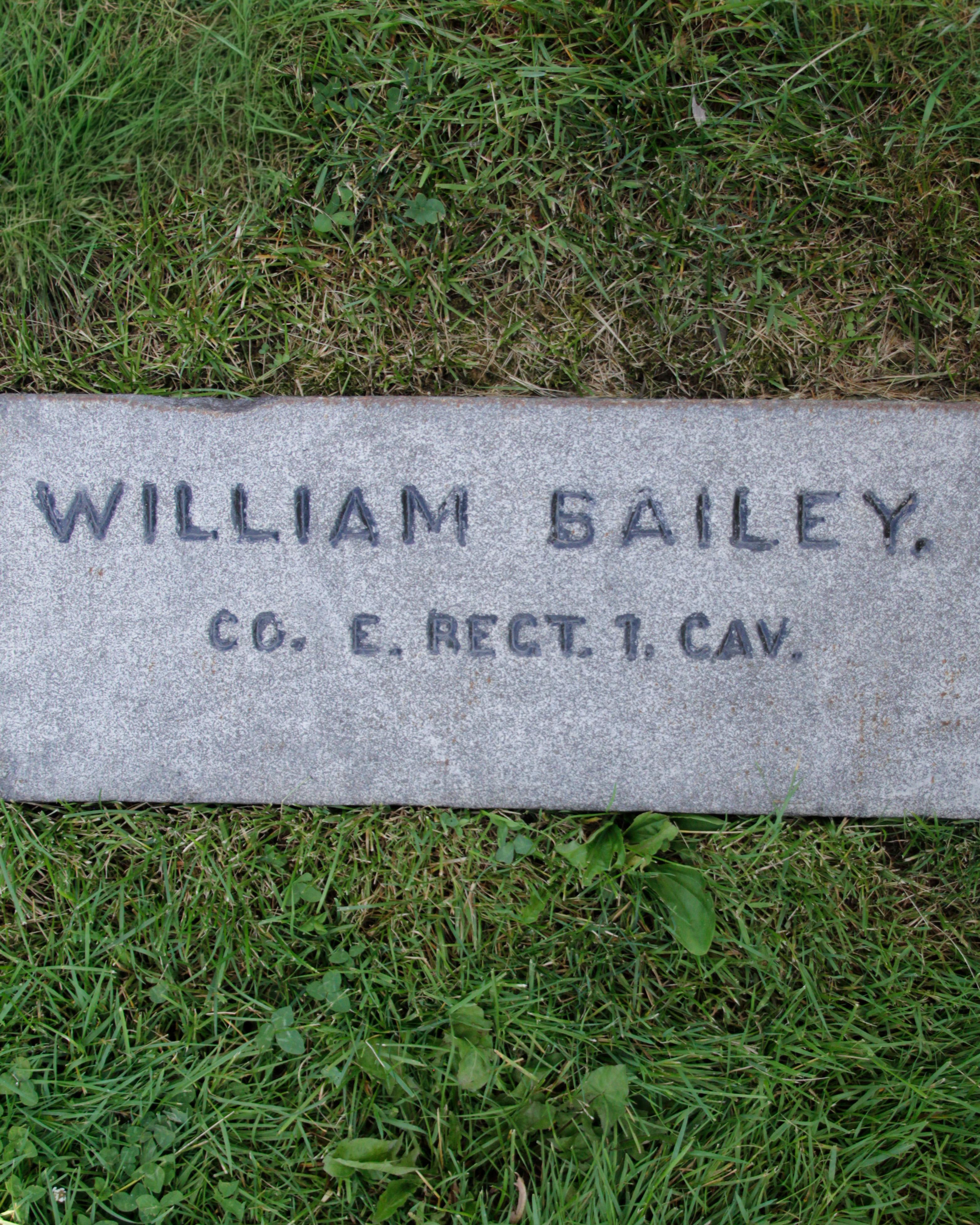 Gravestone of William Bailey