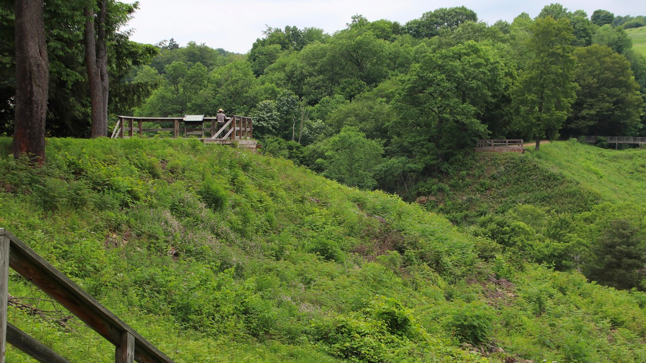 The remains of the South Fork Dam