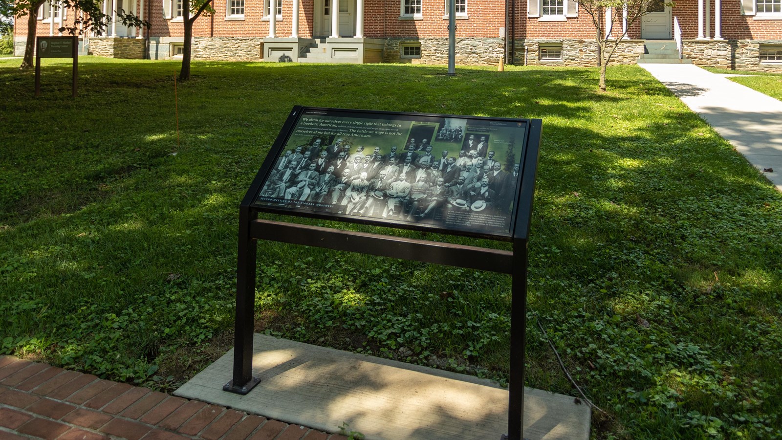A wayside titled, 