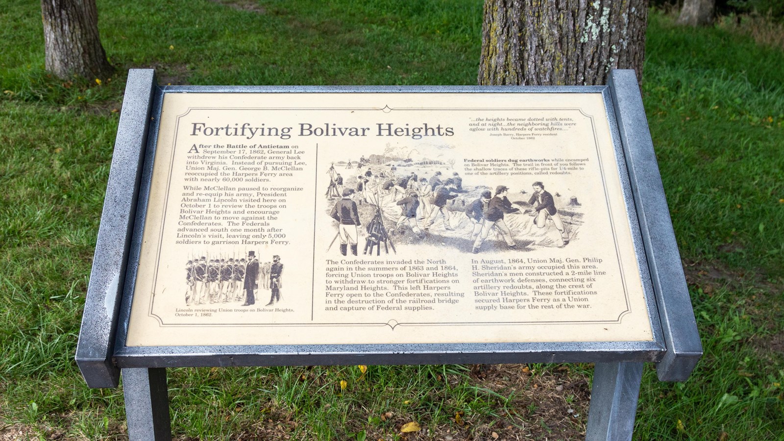 A wayside titled,