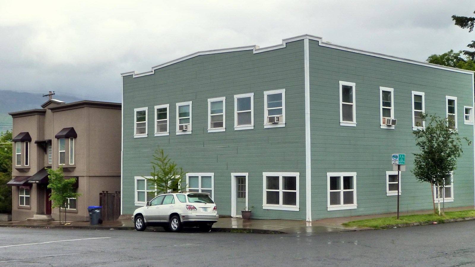 Photo of historic buildings.