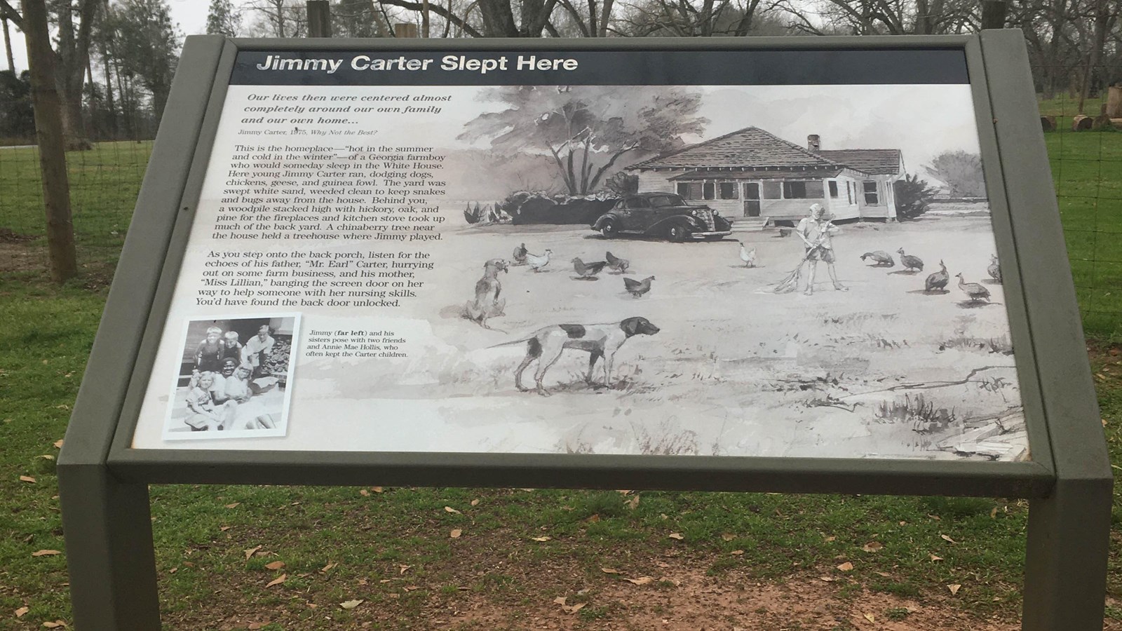 Sign- Jimmy Carter Slept Here