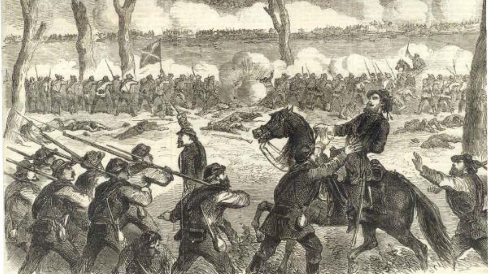 The wounding of General Hood 