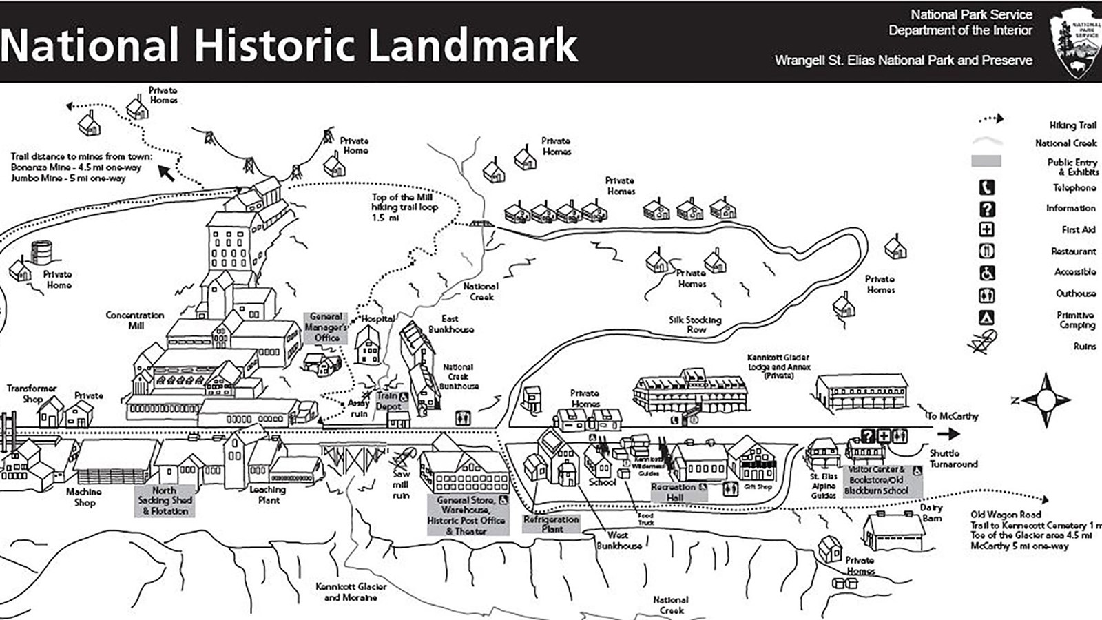 exhibit tour map