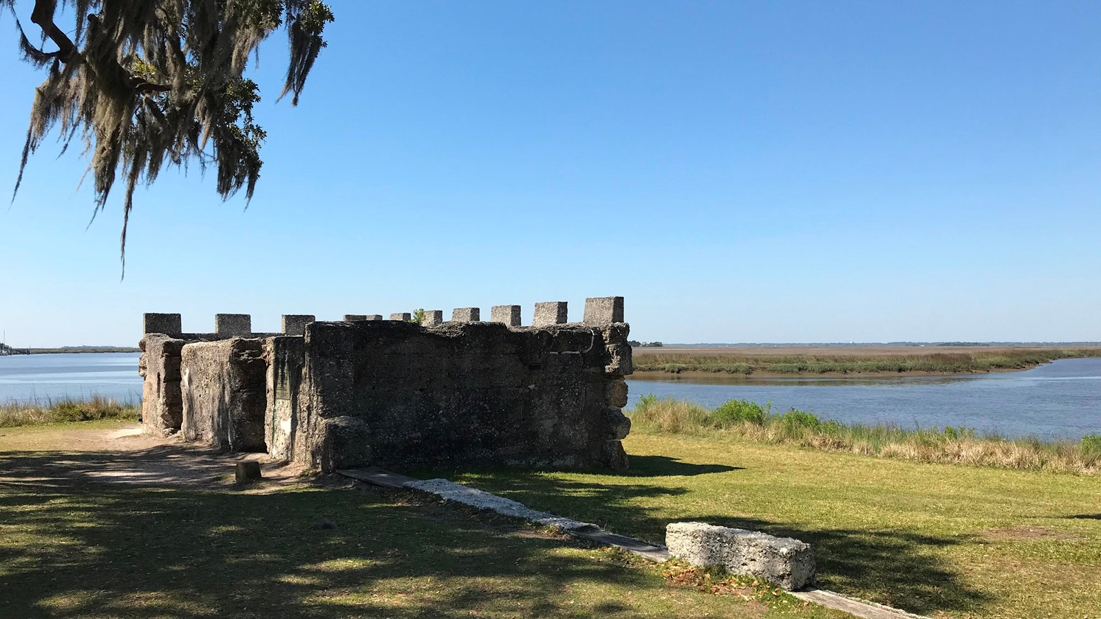 Kings Magazine overlooking salt marsh area