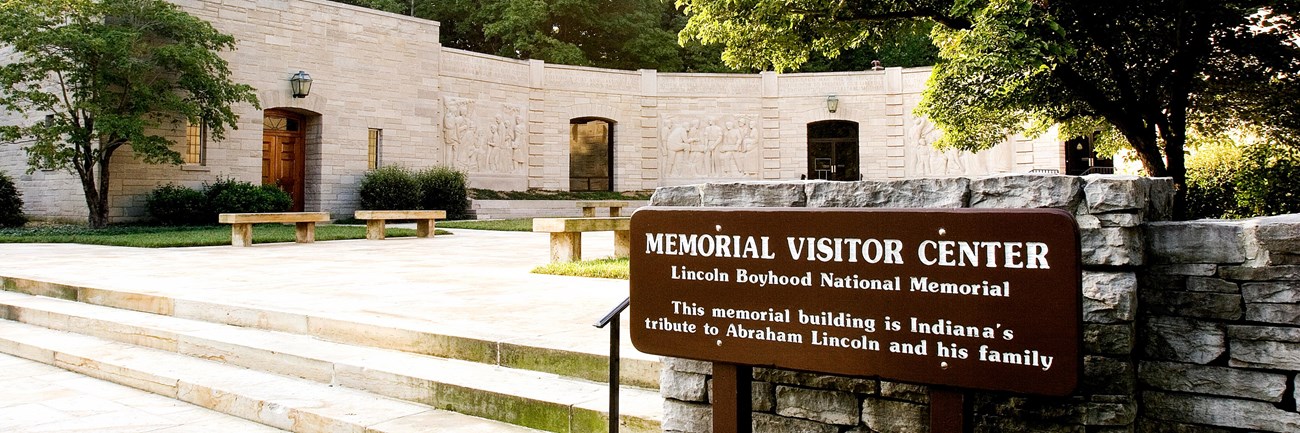 Memorial Visitor Center contains the auditorium where the park film can be viewed.