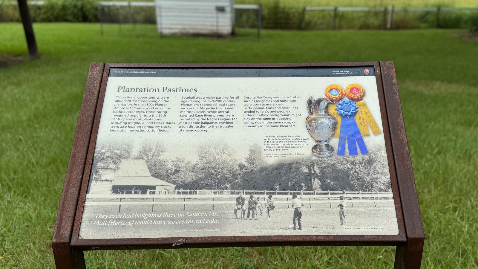 Recreational opportunities on Magnolia Plantation