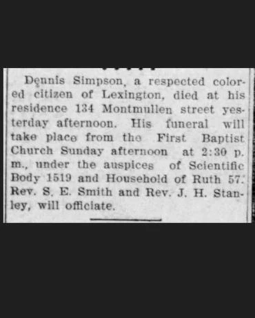 Obituary of Dennis Simpson