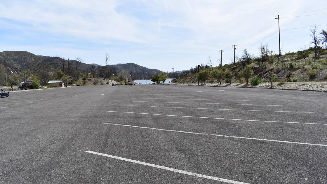 Oak Bottom boat launch on Whiskeytown Lake, beside the RV campground