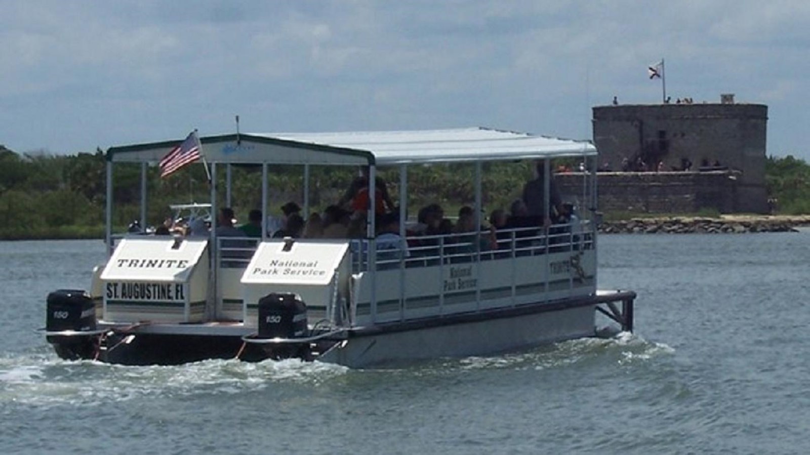 Ferry Boat heading to Fort Matanzas