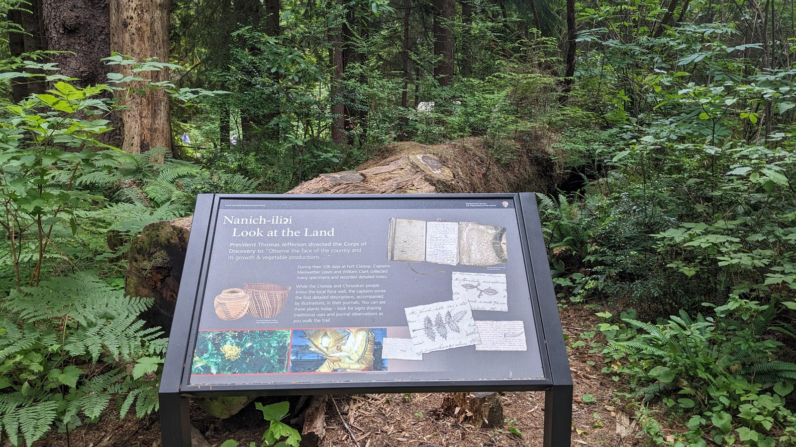 A wayside sign titled
