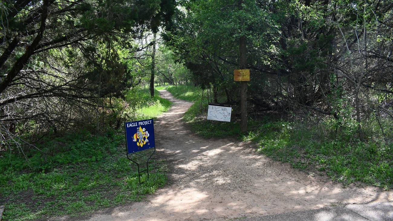 A sign with the Boy Scouts logo and the words