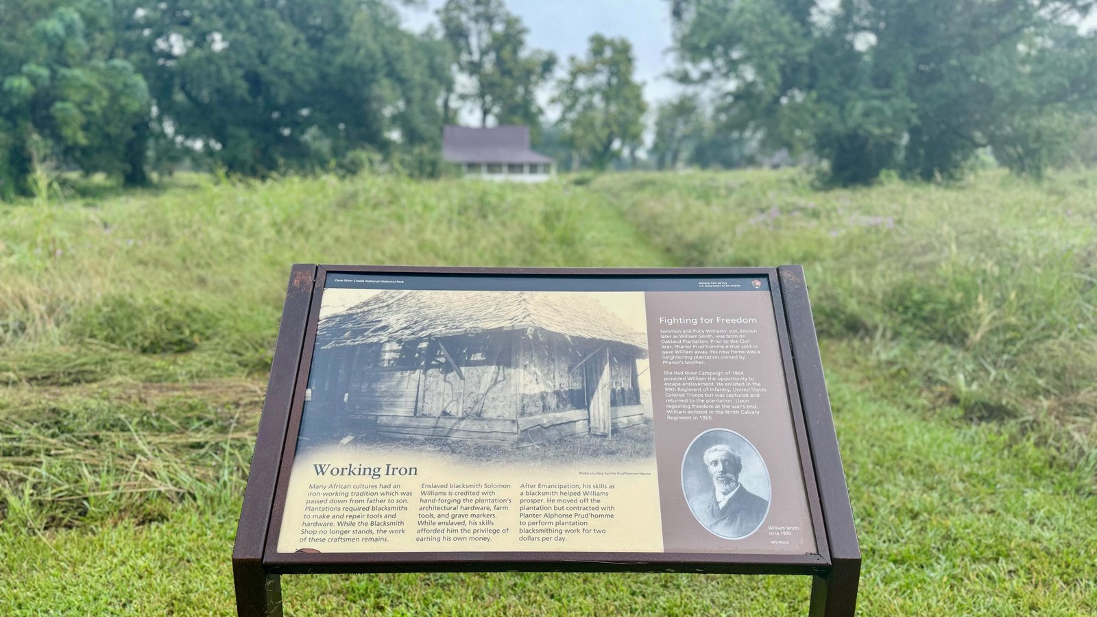 Blacksmith\'s Shop Exhibit at Oakland Plantation