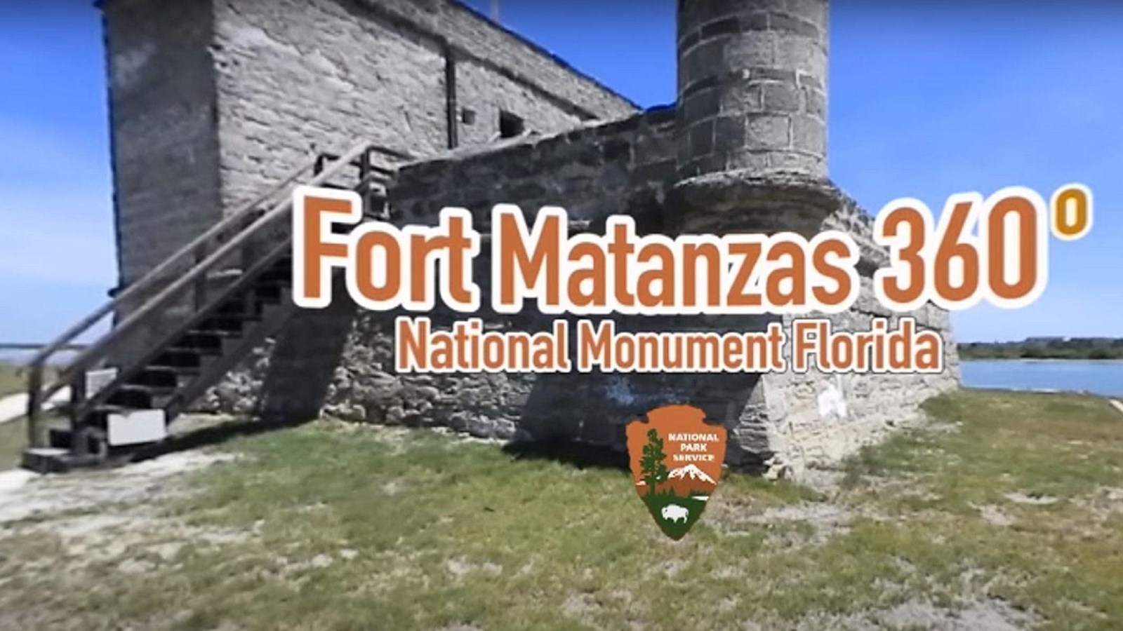 A photo of Fort Matanzas with the title