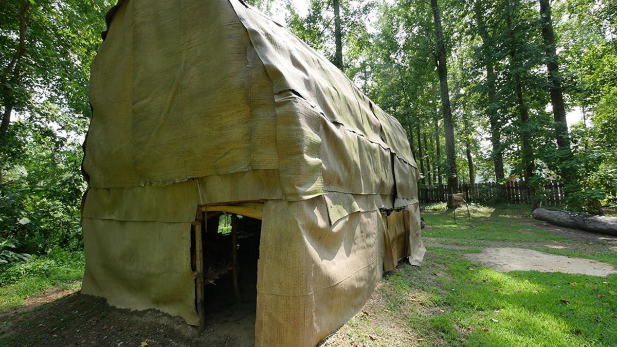 A yehakin house at the Henricus American Indian Village