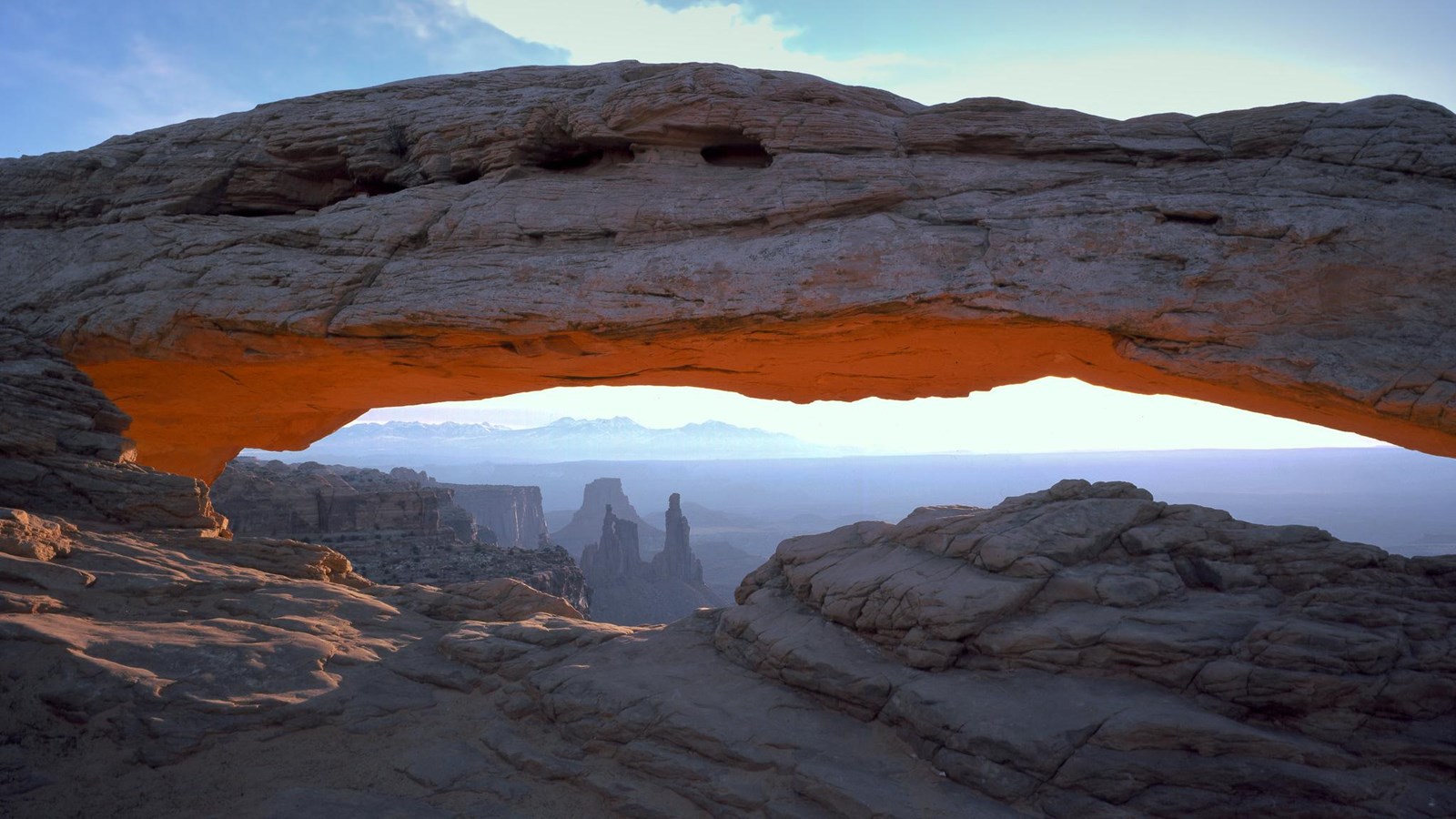 Sunrise at Mesa Arch. 