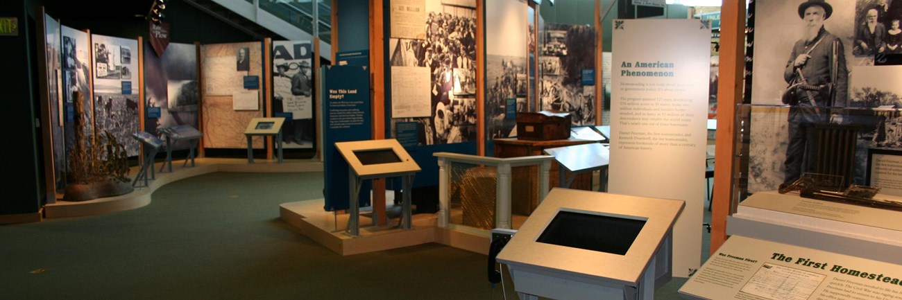 Museum exhibit area