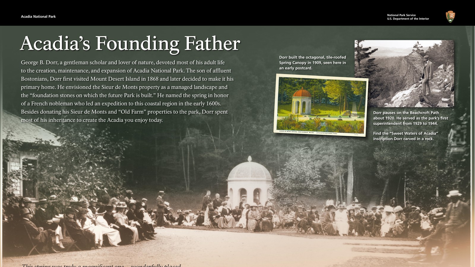 Partial image of an interpretive wayside entitled 