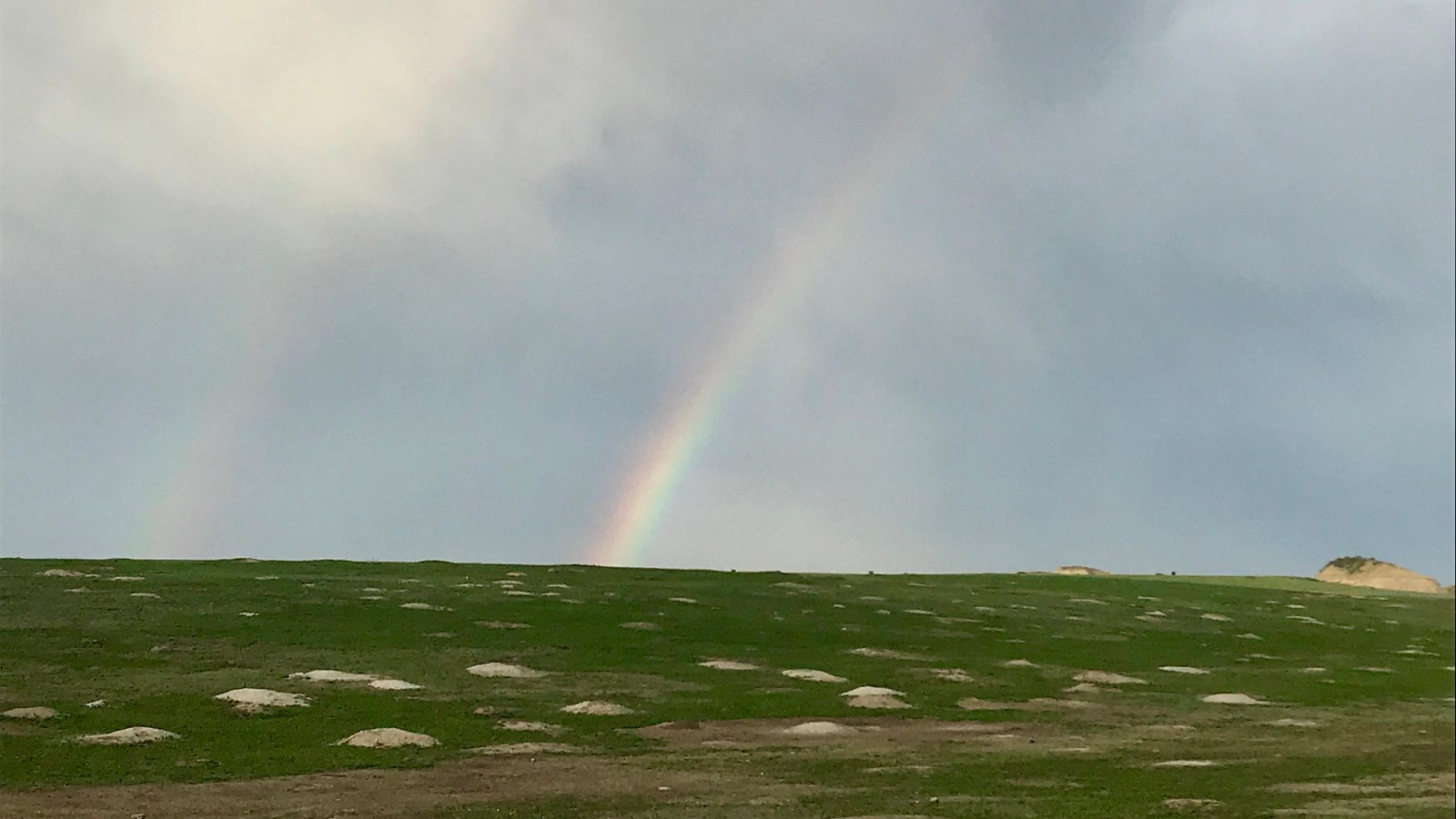 Double Rainbow Prairie Dog Town