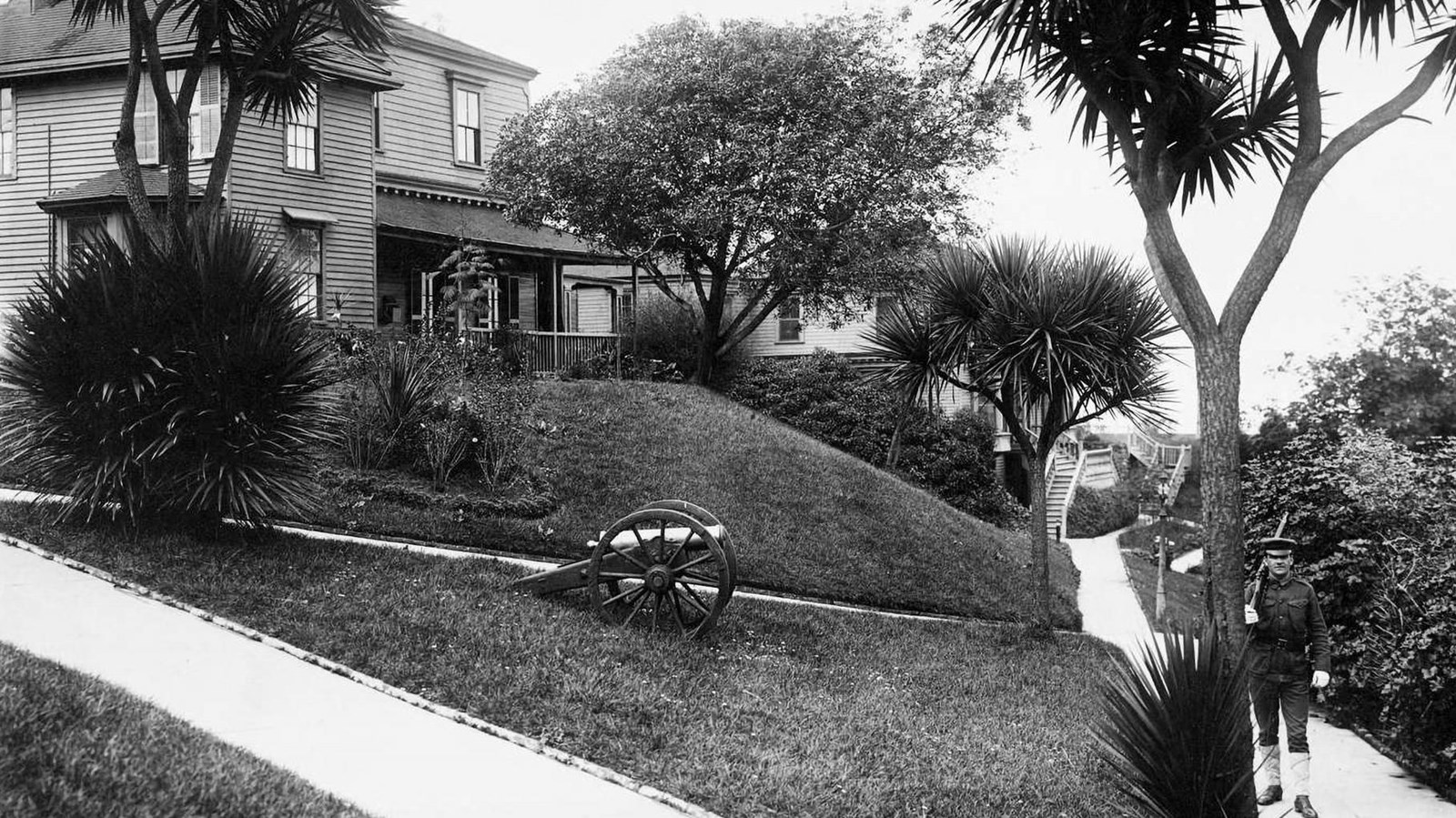 Leonidas Haskell built his home, known as Fort Mason Quarters 3, as an elegant two-story residence