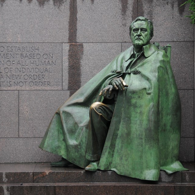 Franklin Delano Roosevelt Memorial.