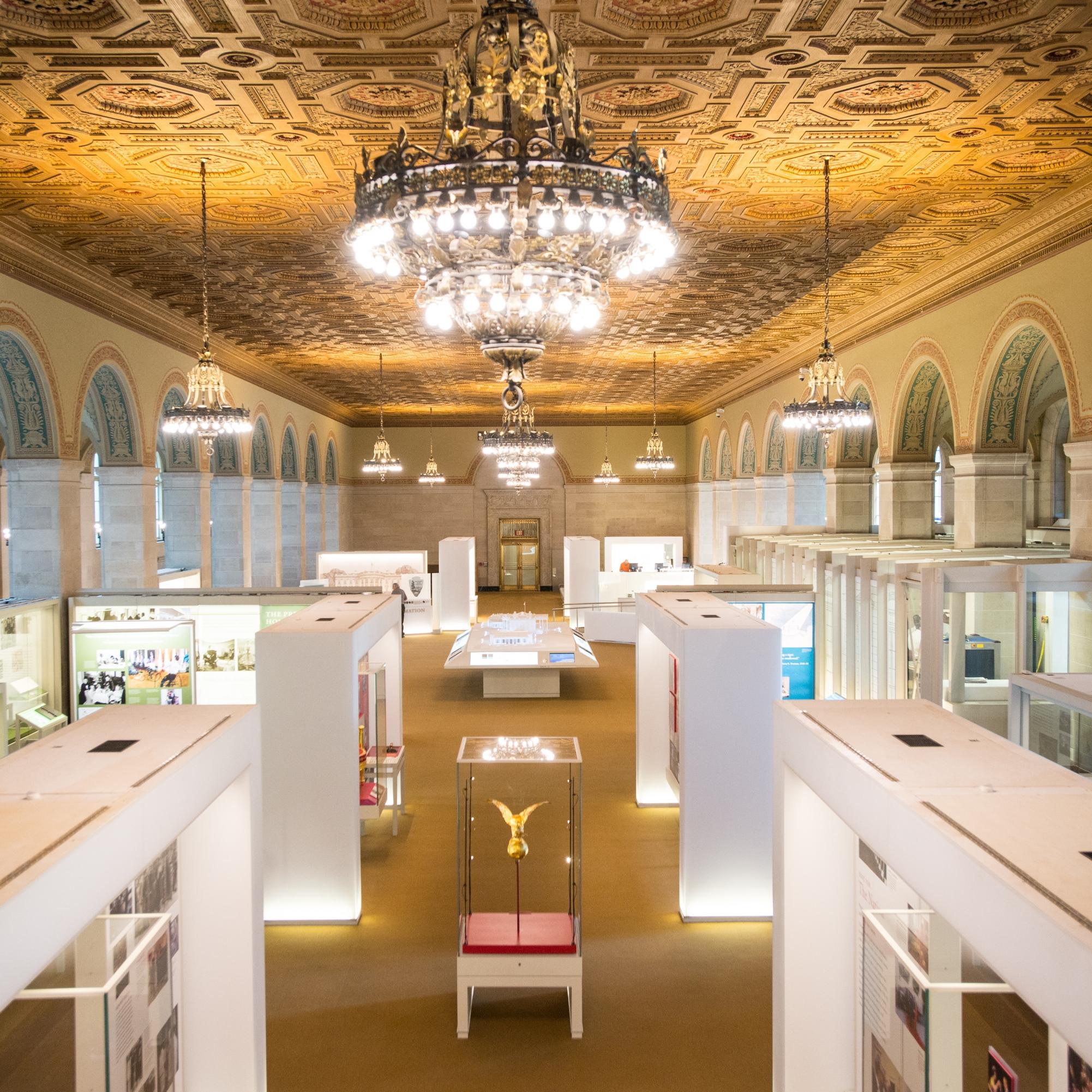 Exhibits at the White House Visitor Center