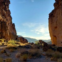 Banshee Canyon, along the Rings Loop Trail