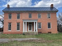 Histroic two-story brick house on the Cedar Creek Battefield.