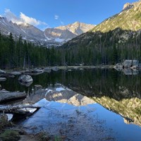 Reflections on Mills Lake
