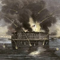 Aerial of Fort Sumter