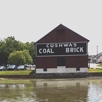 Cushwa Basin and Warehouse view from towpath