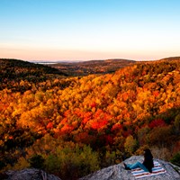 best fall hikes in acadia national park