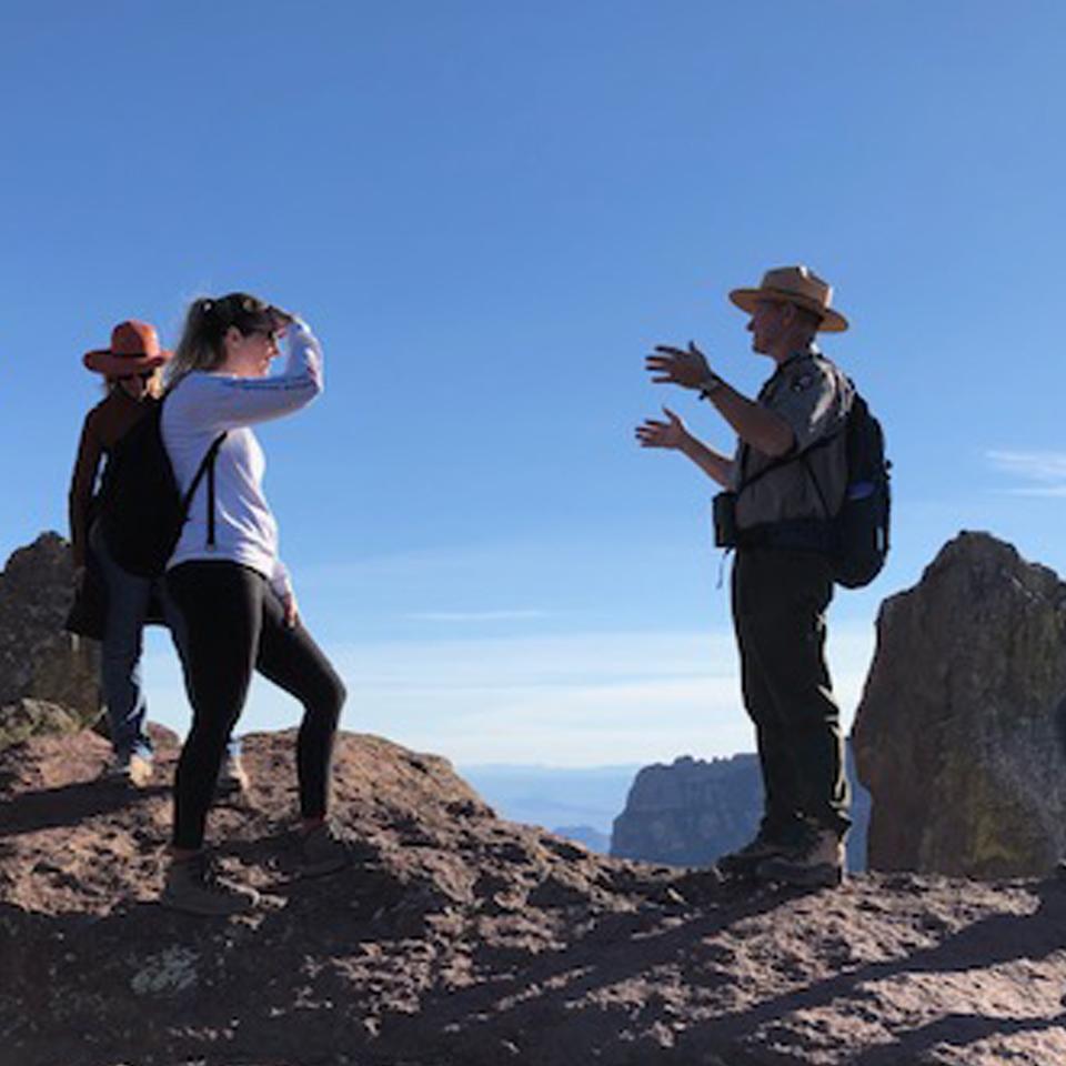Ranger sharing the wonders of Big Bend