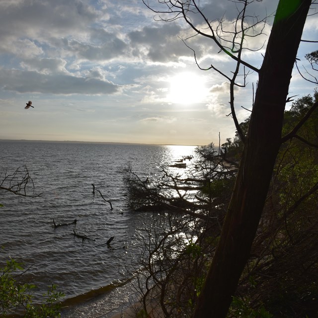 Sunrise over Pamlico Sound at Fort Raleigh National Historic Site