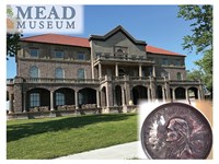 large museum building with the words Mead Museum in the corner
