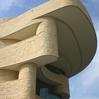 The National Museum of the American Indian building. 