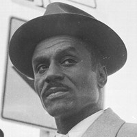 Black and white photo of Rev. Fred Shuttlesworth